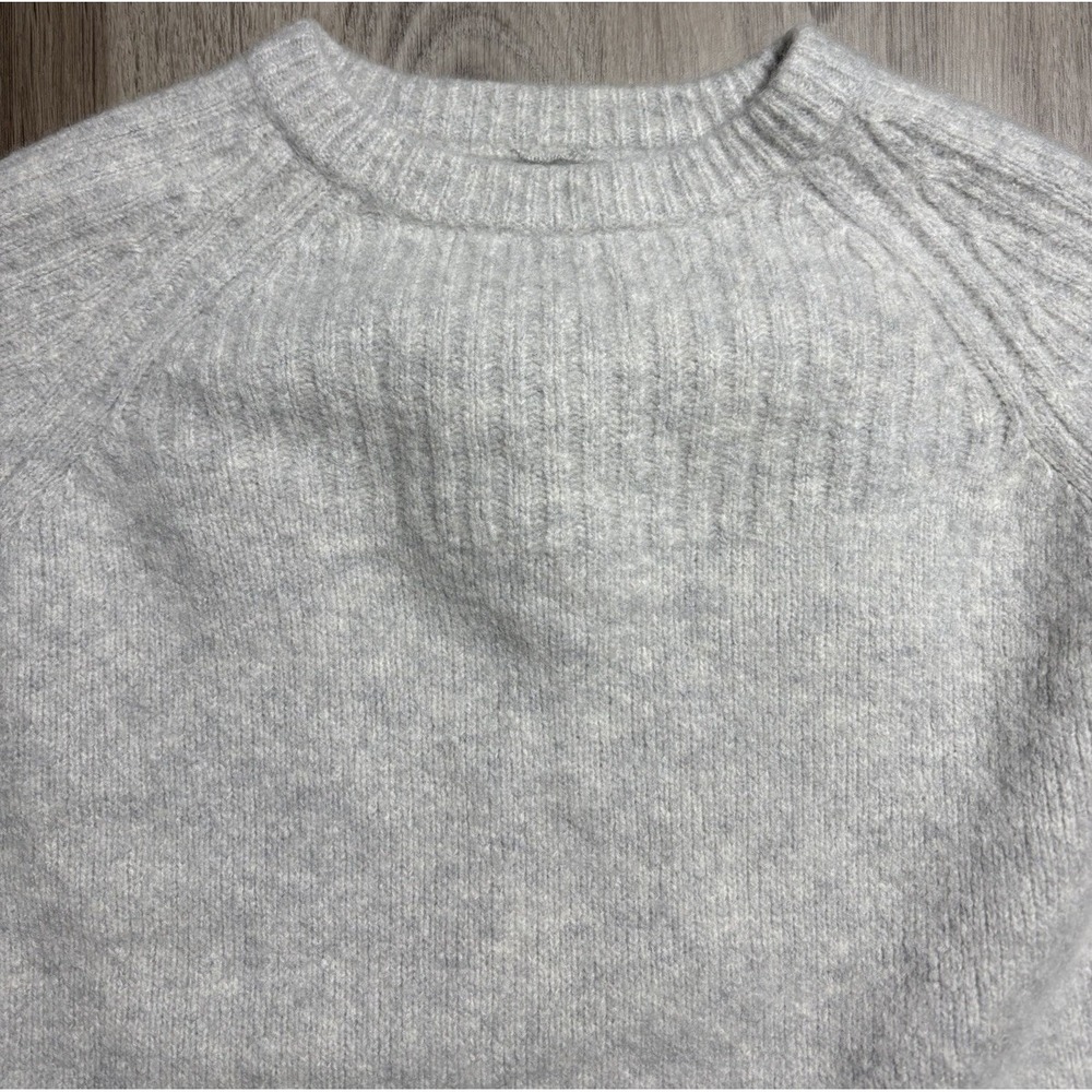 Kit And Ace Women's Chunky Cashmere Boyfriend Fit Long‎ Sweater Comfy Gray S/M - Picture 2 of 10